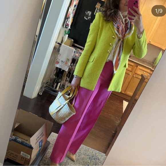 Zara Women's Yellow Blazer Jacket - Picture 2 of 5